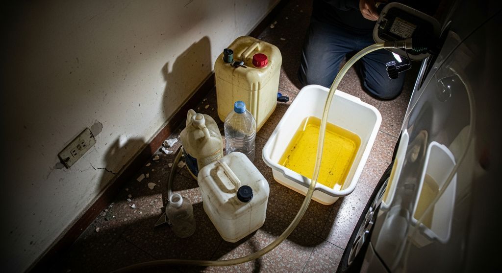 Extracción de combustible equivocado en El Viso