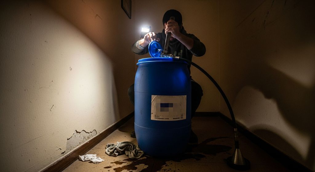 Extracción de combustible equivocado en Entrevías