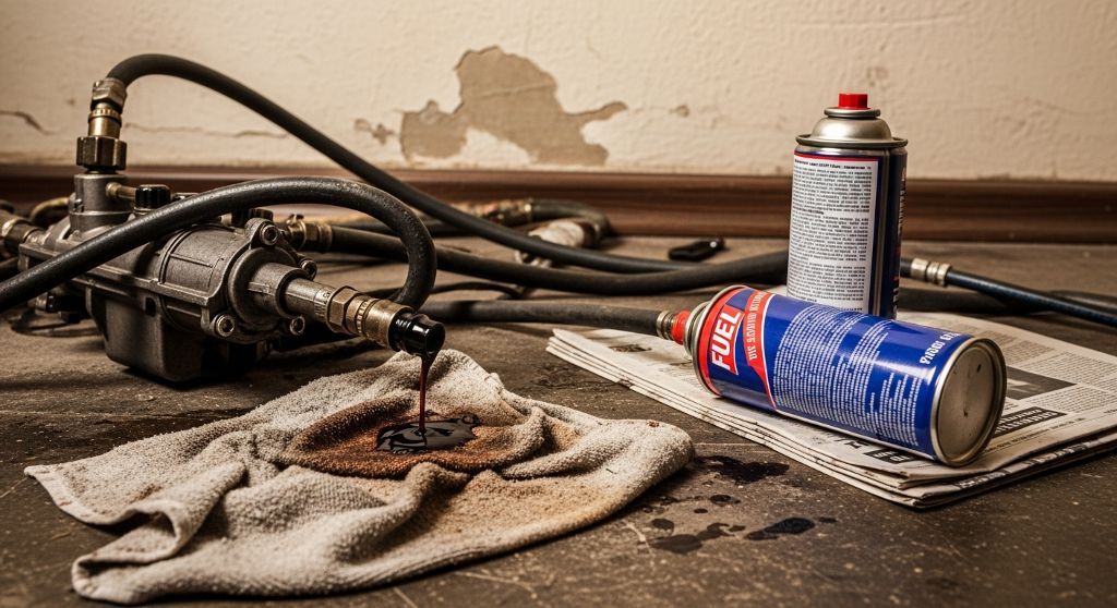 Extracción de combustible equivocado en Majadahonda